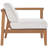 Muret Outdoor Patio Teak Wood 2-Seater Loveseat