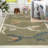 Kingdarr T-Rex Modern Kids Machine-Washable Rug-1153086217-1179495552