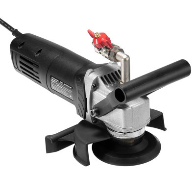 Wet Polisher 800W, 4" Concrete Grinder with 6 Variable Speed and 7 Polishing Kits, Wet Grinder Machine for Marble, Granite, Stone, Rock, Tile, Equipped with a GFCI Switch, (1000 - 4000 RPM)
