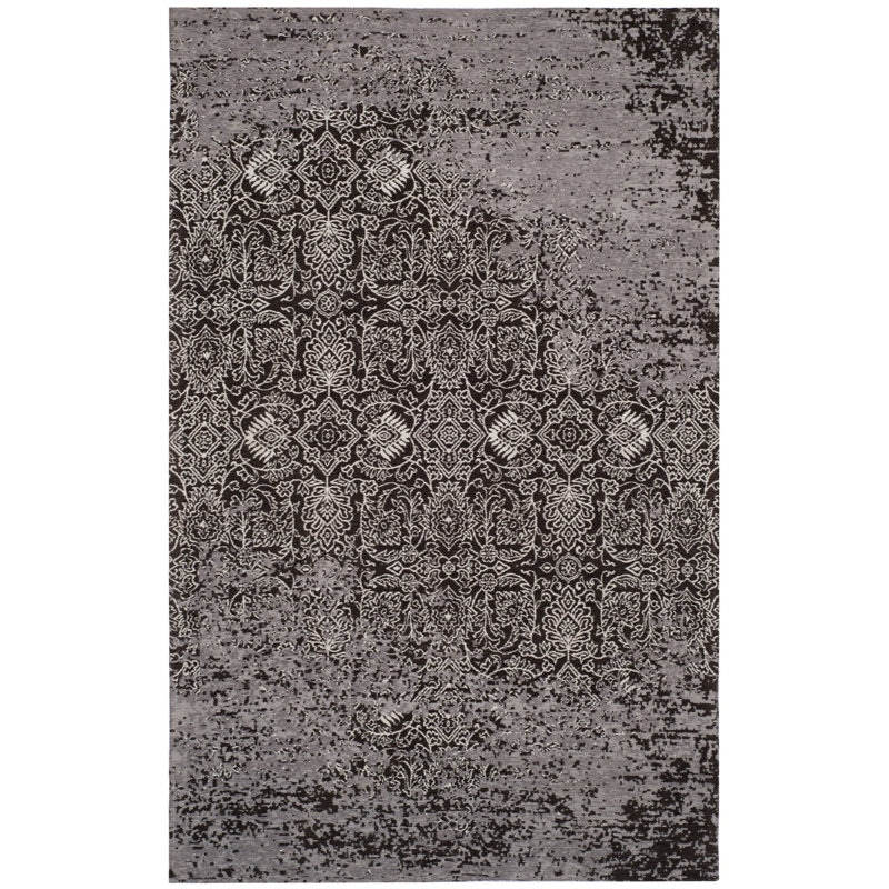 Classic Vintage Performance Abstract Rug, Rectangle 5' x 8'