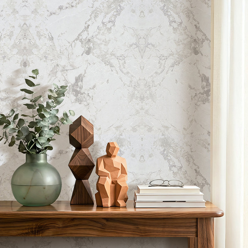 Non-Pasted Non-Woven 3D Embossed Wallpaper Roll