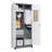 Gray Metal Lockers Cleaning Tool Cabinets With Locking Doors High Broom Tool Storage Organizer Cabinets Adjustable Shelves Large Cabinets For Kitchens Offices Shops