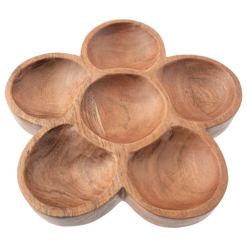 Bol en forme de bois servant de fleur