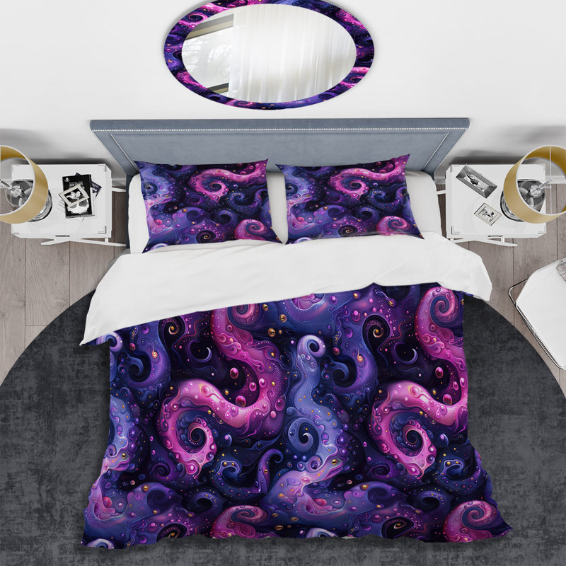 Ensemble de housse de couette Modern, Housse de couette simple et deux taies décorative