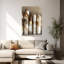 Art mural doré, art abstrait-129478809