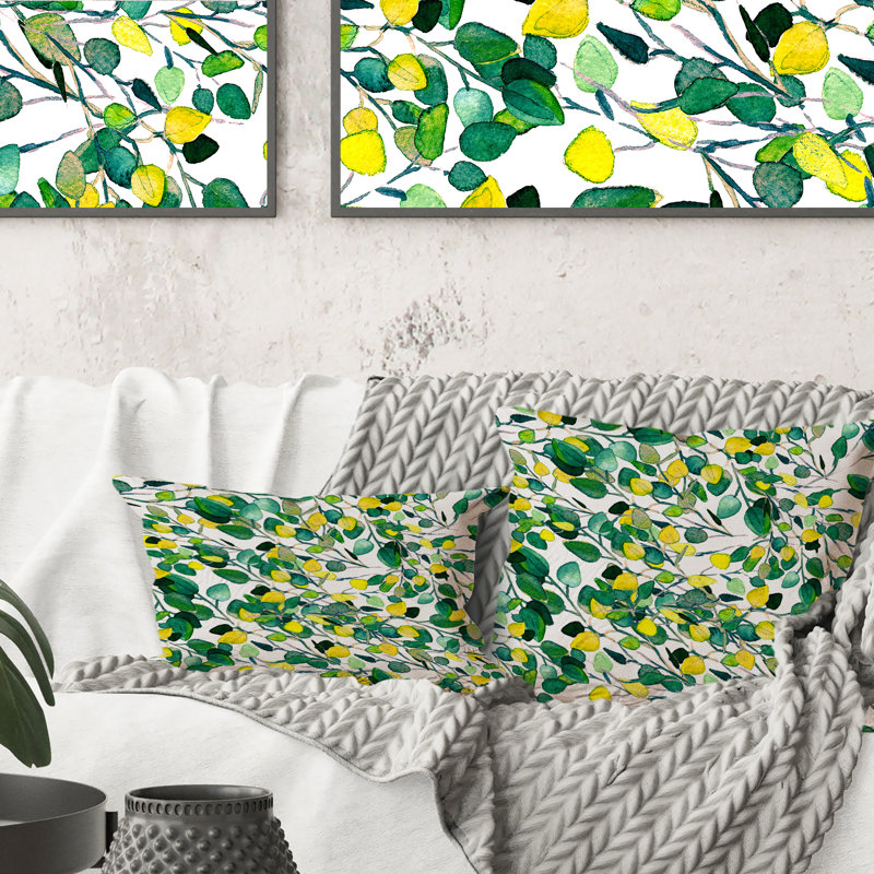 Abstract Throw Pillow