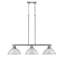 Luminaire suspendu en forme de dôme à 3 lumières pour îlot de cuisine Drakeford-626184614-626184618