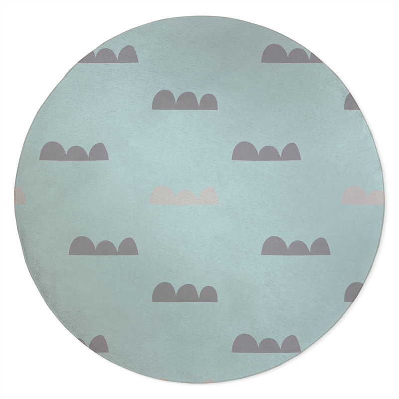 Tapis de jeu Dino Cloud Kids, Round 5'