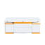 Table basse relevable avec tabourets de rangement, table moderne avec plateau pliable