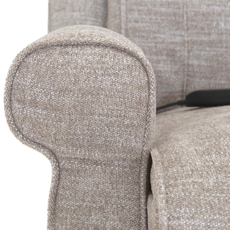 Penndel Upholstered Lift Assist Power Recliner, Linen