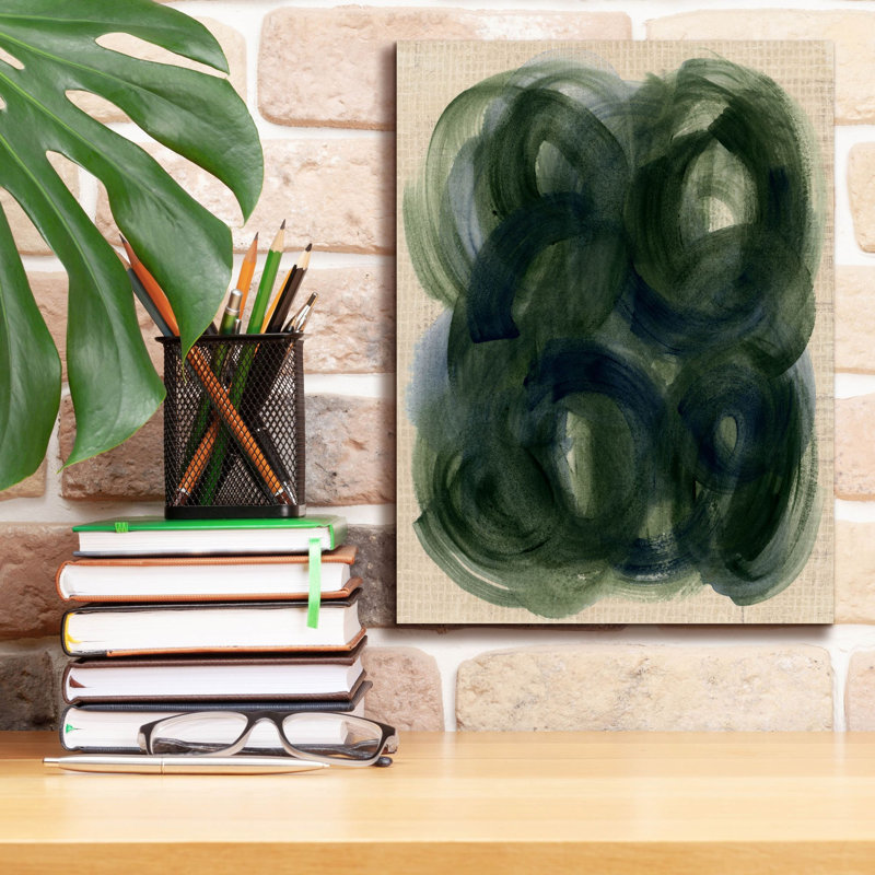  «Lichen Roundabout 1» par June Erica Vess, art mural sur toile, 12 po x 16 po, H 16 po x l 12 po