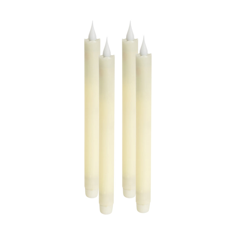 Bougie conique non parfumée, Blanc