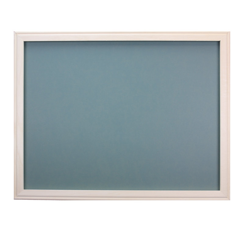 Tableau noir mural en bois, Bleu, H 24 po x L 36 po