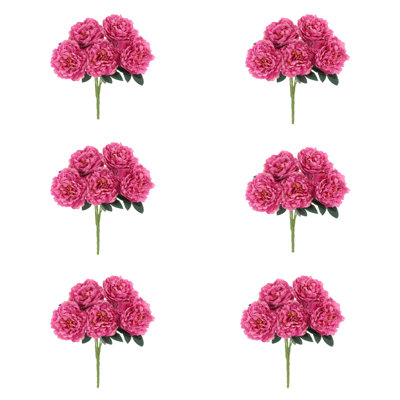 Bouquet de pivoines - ensemble de 6