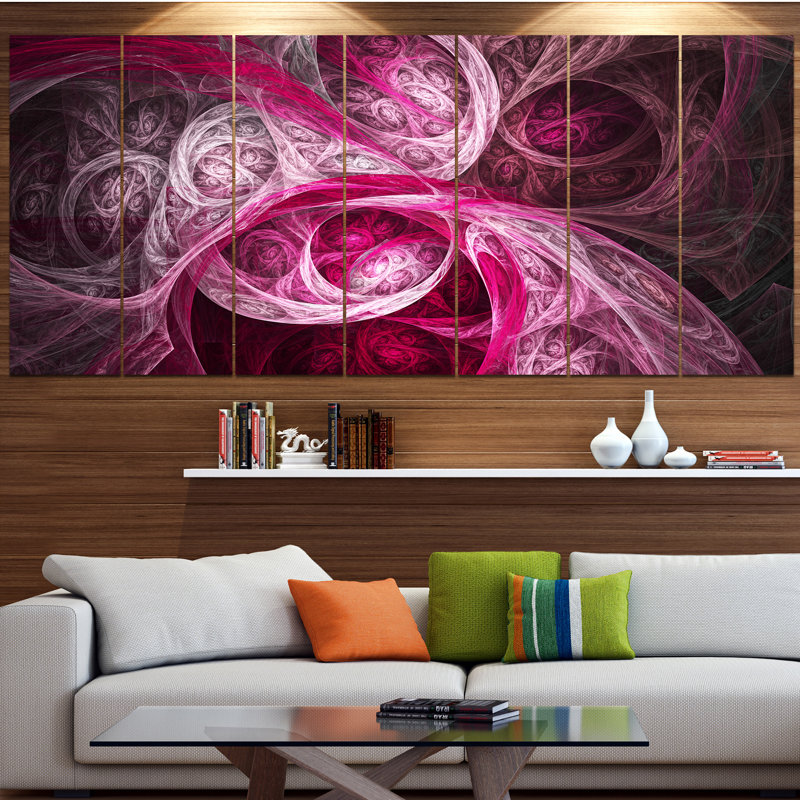 « mystic rose fractal wallpaper », impression à multiples images sur toile