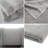 Luxury Oversized Turkish Cotton Bath Sheets - Elegant Gray For Spa-like Comfort