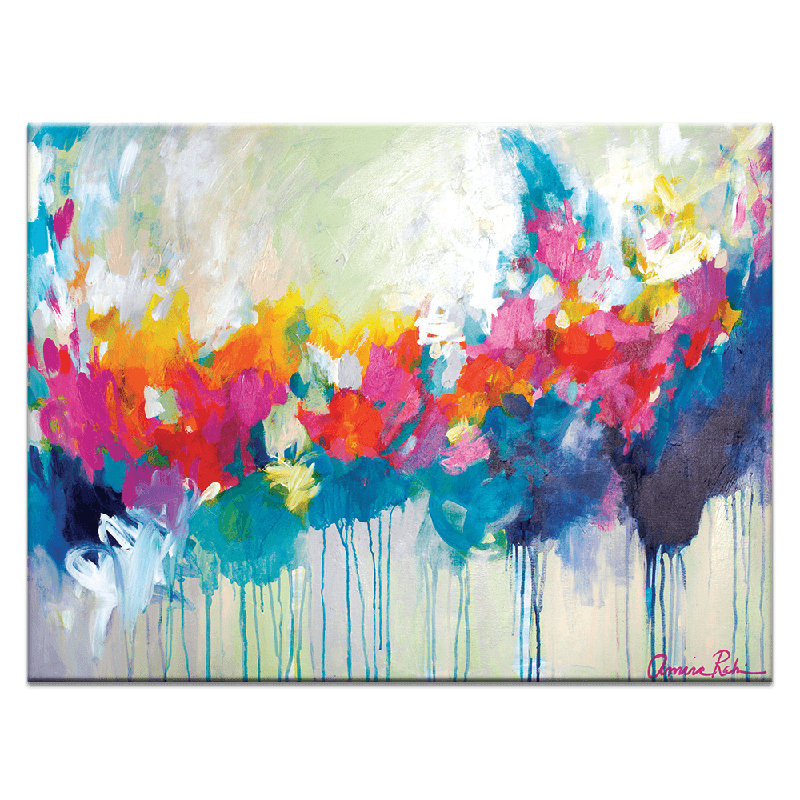 Wishful Thinking by Amira Rahim - Painting, 51cm H x 41cm W x 3cm D, Wrapped Canvas, No Matte