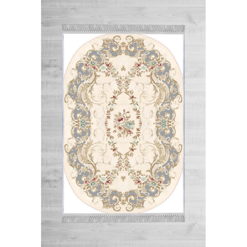 Luxurious Velvet Area Rug, 5.9 x 9.2 Feet | 100% Velvet Fabric, 100% Cotton Sole, 0.4 in Pile Height | Antibacterial, Non-Slip, Machine Washable | Elegant 3D Digital Print for Living Room & Bedroom Decor