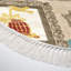 Tapis ovale en polyamide tissé à la machine en brun / beige / bleu-812747054