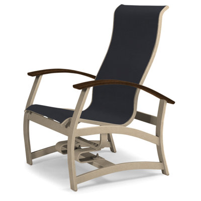 Askar Swivel Powder Coated Aluminum Outdoor Lounge Chair