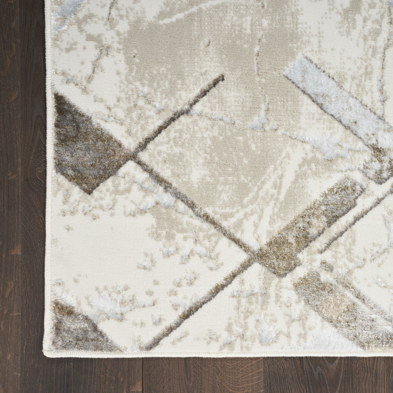 Besarta Geometric Indoor Rug, Runner 2'3'' x 7'6''