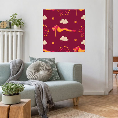 Art mural contemporain Skyline