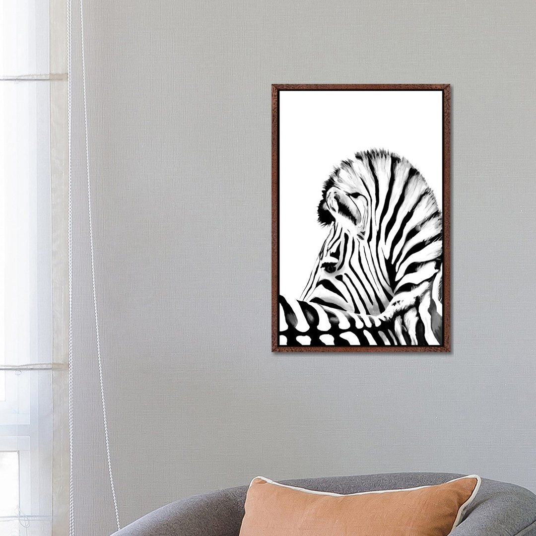 Zebra von Tanya Casteel - Galerie-verpackte Leinwand Giclée auf Leinwand