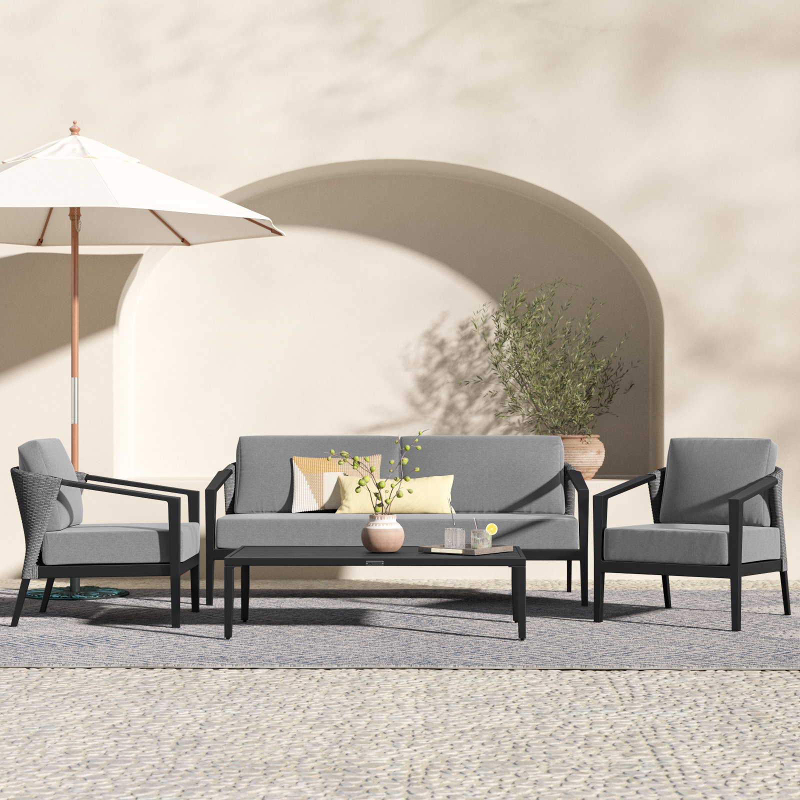 Abalone 5-Person Patio Seating Group