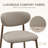 Westhampton Upholstered Dining Chair with Metal Frame-1995883528