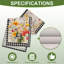 Chemin de table de printemps 13 x 72 pouces, décoration florale de printemps pour table, fête, maison - vase floral