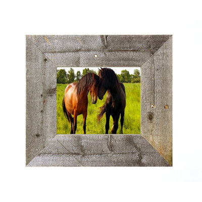 Cadre photo rustique en bois