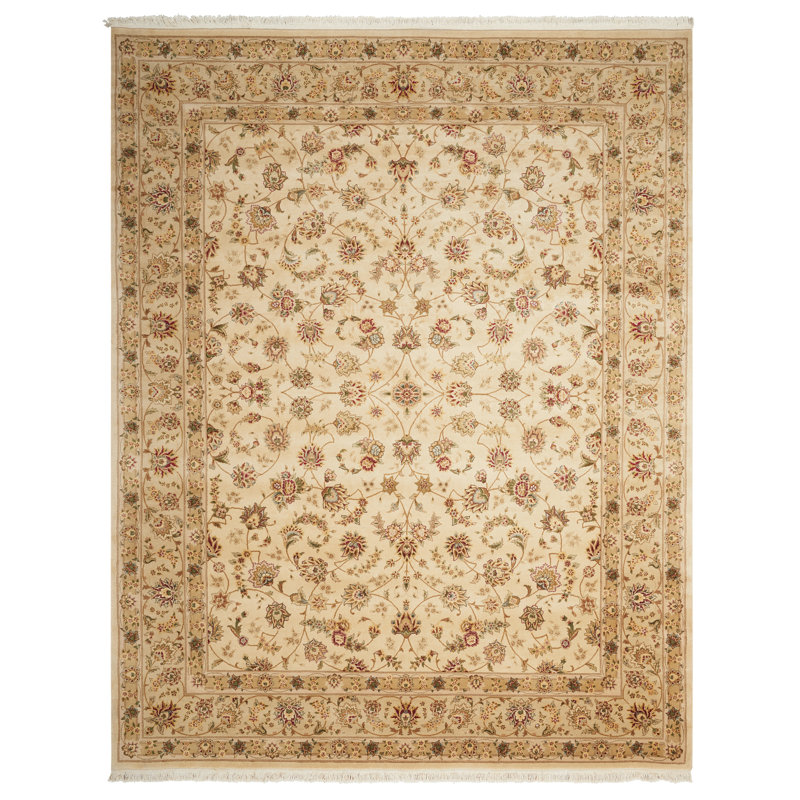 Bilbrey Wool Oriental Indoor Rug, Rectangle 11'6" x 8'6"