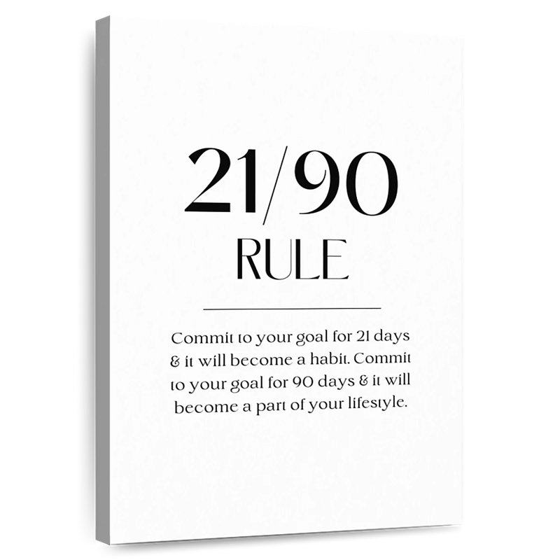 21-90 Rule, 24" H x 16" W