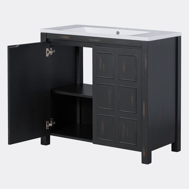 Meuble-lavabo sur pied simple avec plateau 18,00 po Senam
