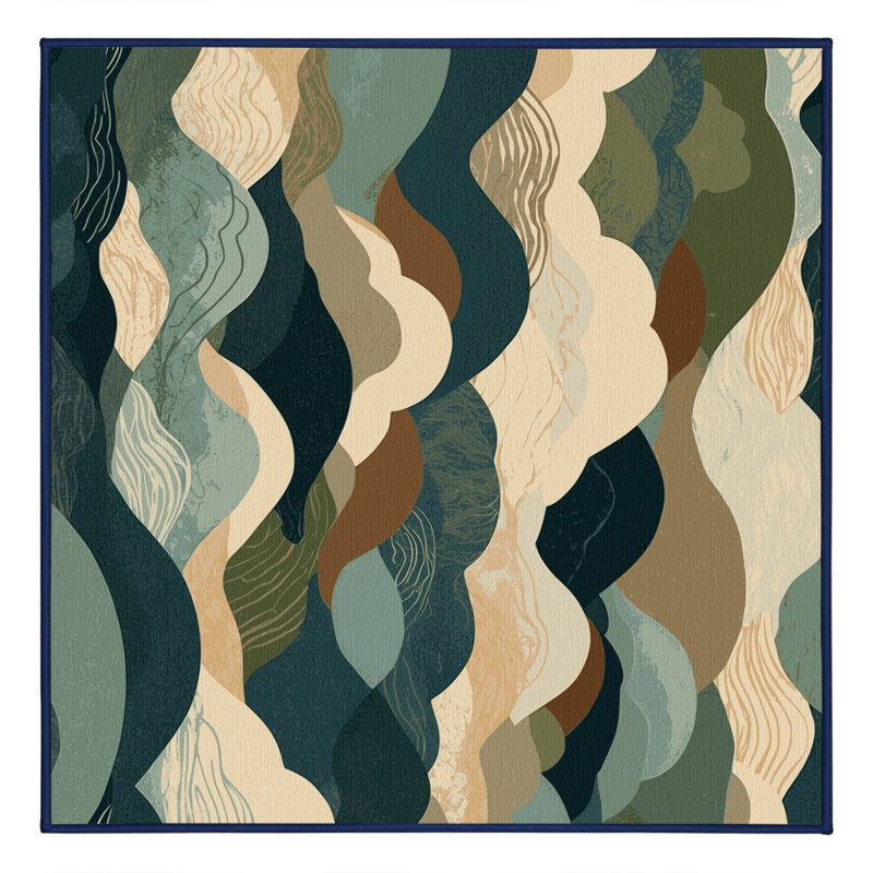 Zenith Veil Rug, Square 8'