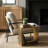 DERWANT SIDE TABLE ANTIQUE BRASS