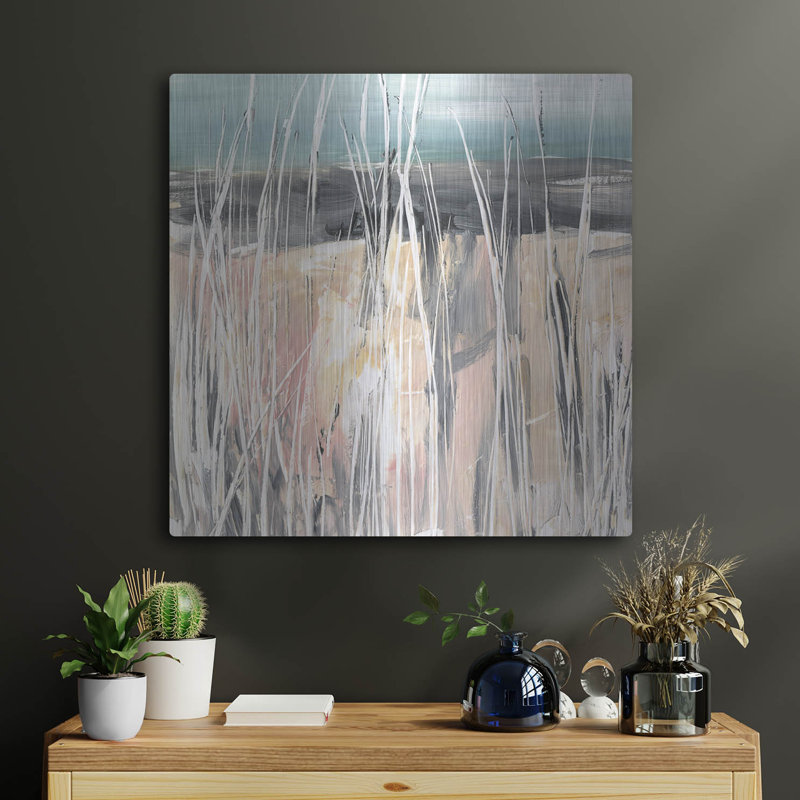 Red Barrel Studio® «Wildgrasses 2» par Ethan Harper, art mural en métal, H 24 po x l 24 po