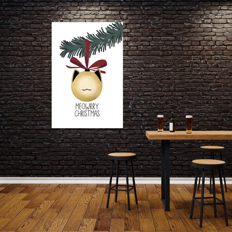 Chat Meowrry, 60" H x 40" W