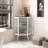 Bram Floor Coner Cabinet with Tempered Glass Door & Storage Shelves for Bathroom Living Room Bedroom-1653929168