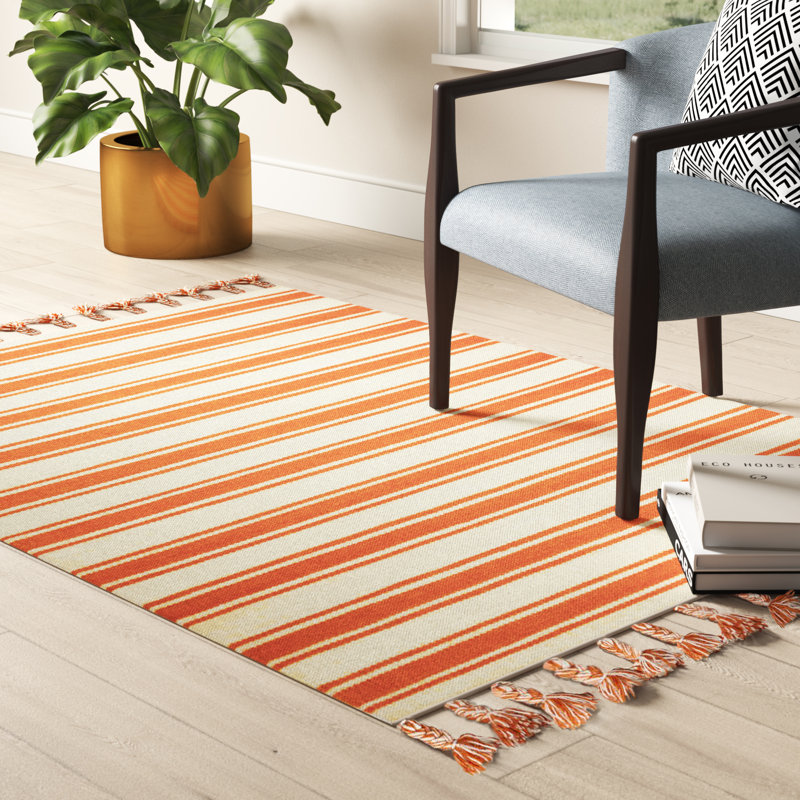 Paxtonville Performance Wool Striped Indoor Rug, Rectangle 4' x 6'6"