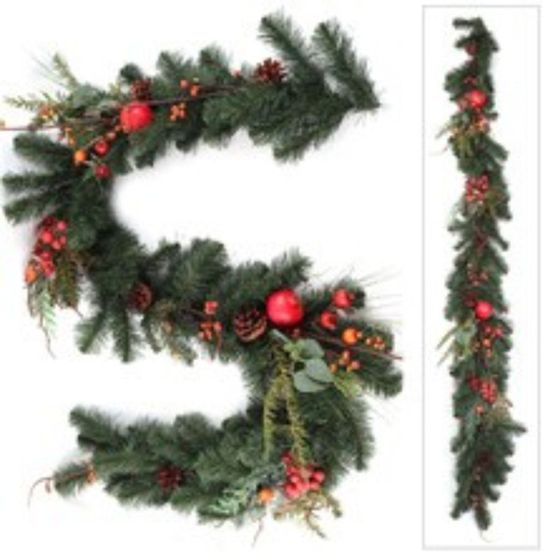 Ensemble de 2 guirlandes de Noël 6 pi