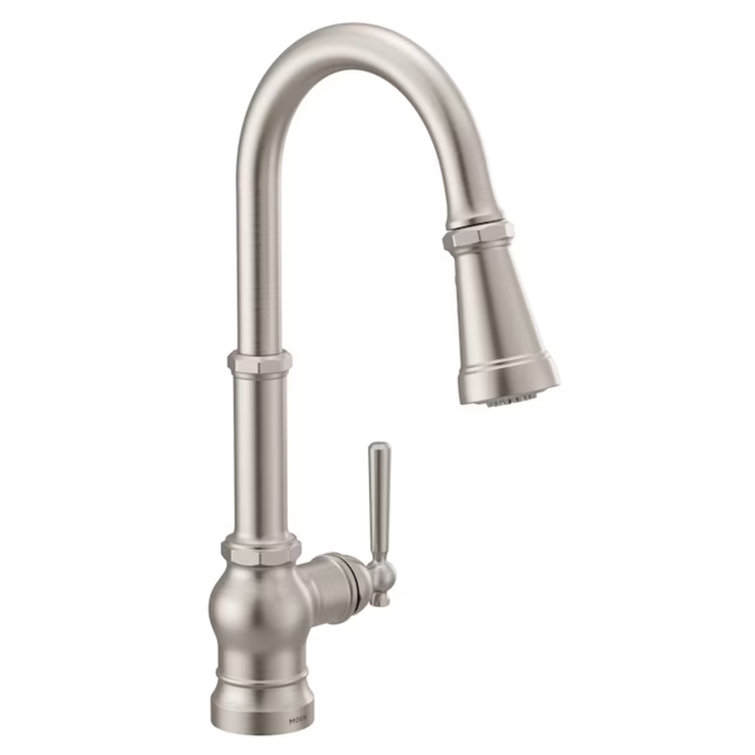 Moen S72003 Peterson One-Handle Pull Down Single Handle Kitchen Faucet with Power Boost