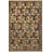 Multi-Colored Mixed Geometric Patterned Fringed Vintage Decorative Rug-1017504288
