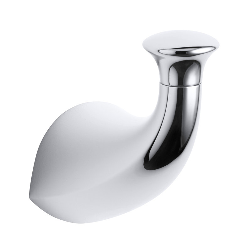 Alteo Wall Mounted Robe Hook, Polished Chrome