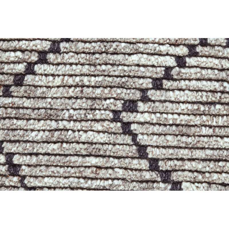 Masham Wool Geometric Indoor Rug, Rectangle 4' x 6'