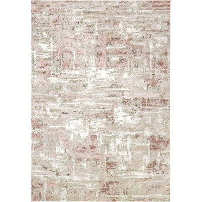 Tapis beige/rouge Wakeman