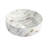 Bathroom's Above Counter Ceramic Sink With Golden Lines In White, Low Water Absorption, Stain - , 15.7 Depth, 4.7 Inches Tall Art For Bathroom, High Temperature Firing, Smooth Finish, Well Made,