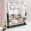 Miroir grossissant avec commode en métal-1709409274