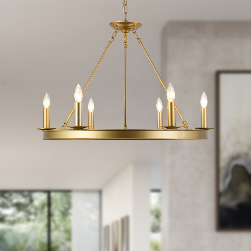 Lustre en or 32 po Lynda, 32 po