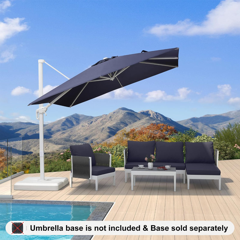 274cm Cantilever Parasol, Navy